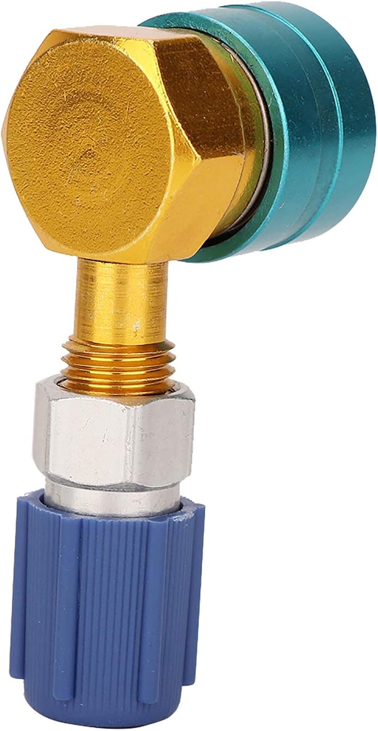 CHICIRIS R1234YF to R134A Adapter, R1234Rf to R134A Quick Coupler Car Air Conditioning Refill Adapter (Right Angle - Image 3